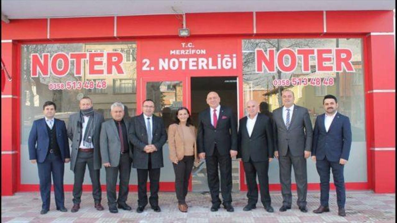 Merzifon'da 2. noter hizmet vermeye başladı