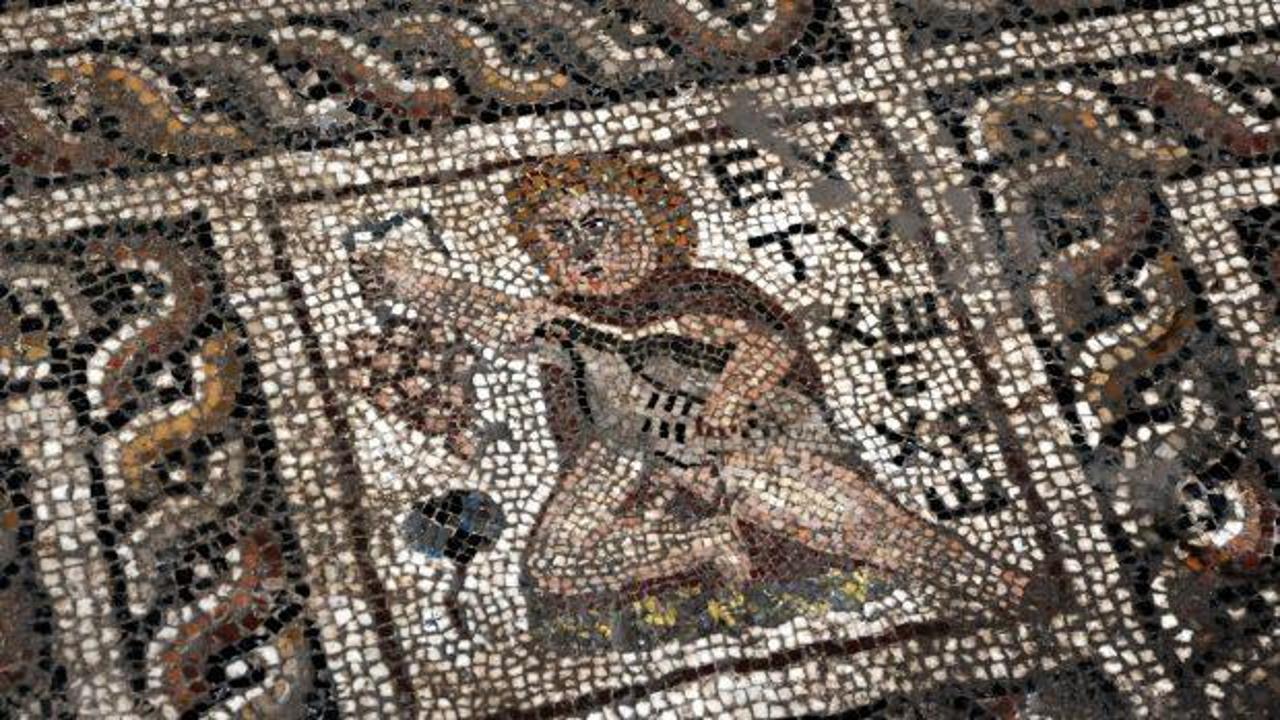 Binlerce yıllık mozaikte turp figürü
