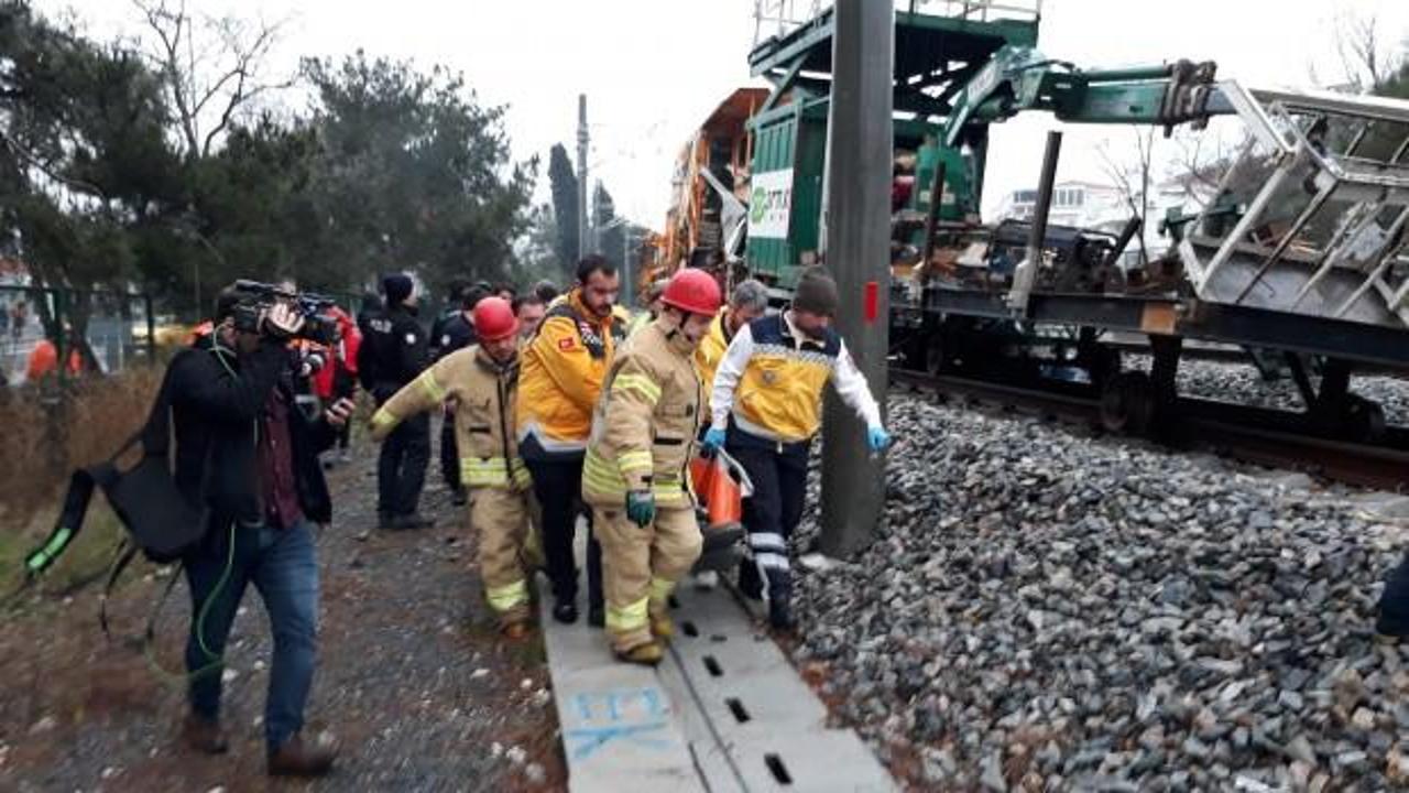 İstanbul'da korkutan tren kazası!
