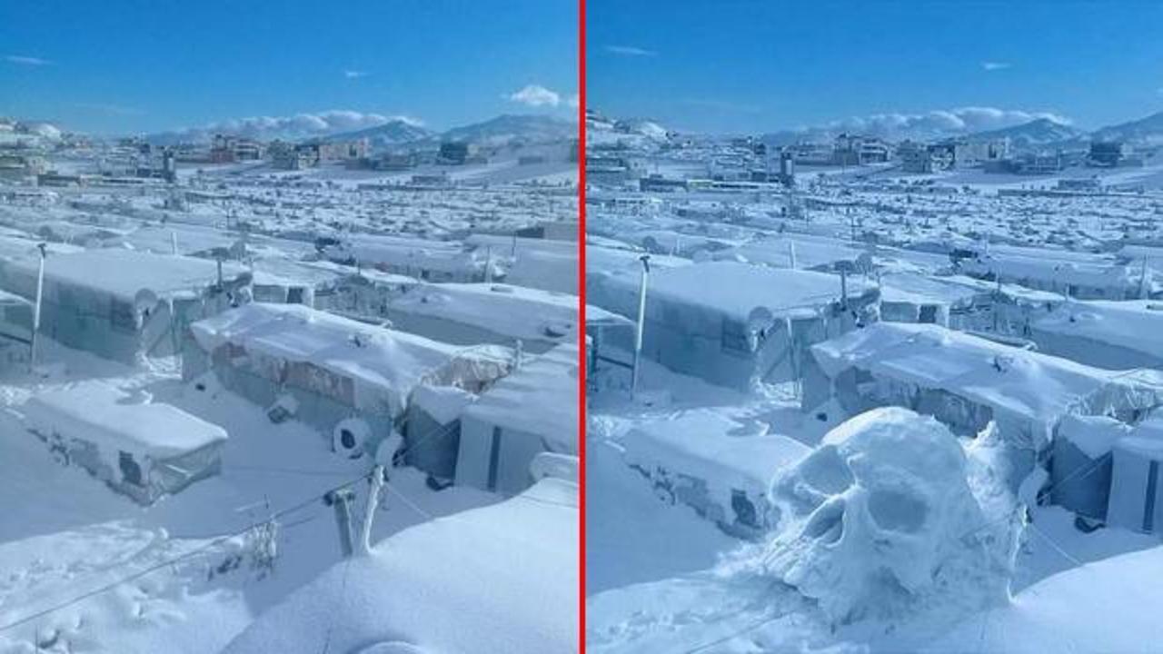 Lübnan'daki mültecilerin zorlu kış şartları!