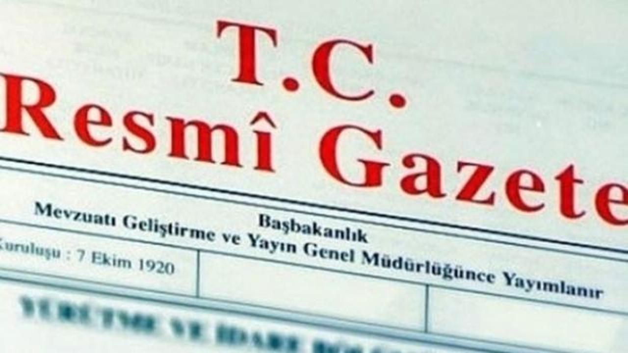 YSK kararı Resmi Gazete'de yayımlandı