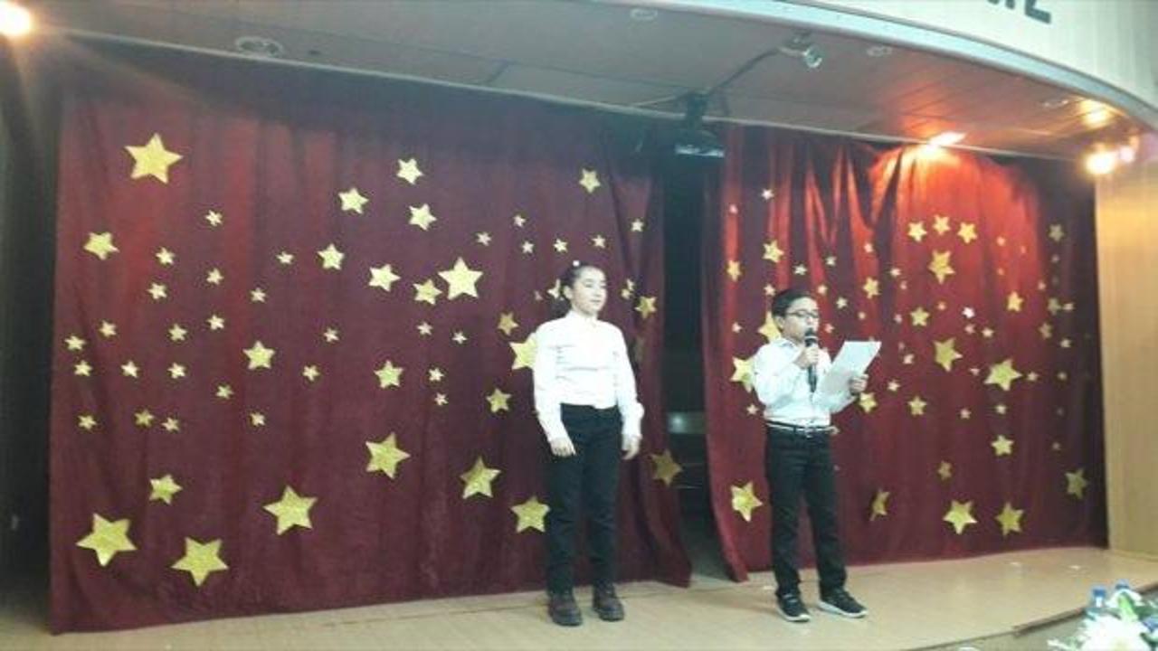 Doğankent'te öğrenciler tiyatro oyunu sahneledi