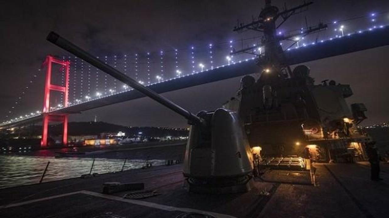 Füze yüklü ABD savaş gemisi, gece sessiz sedasız boğazdan geçti!