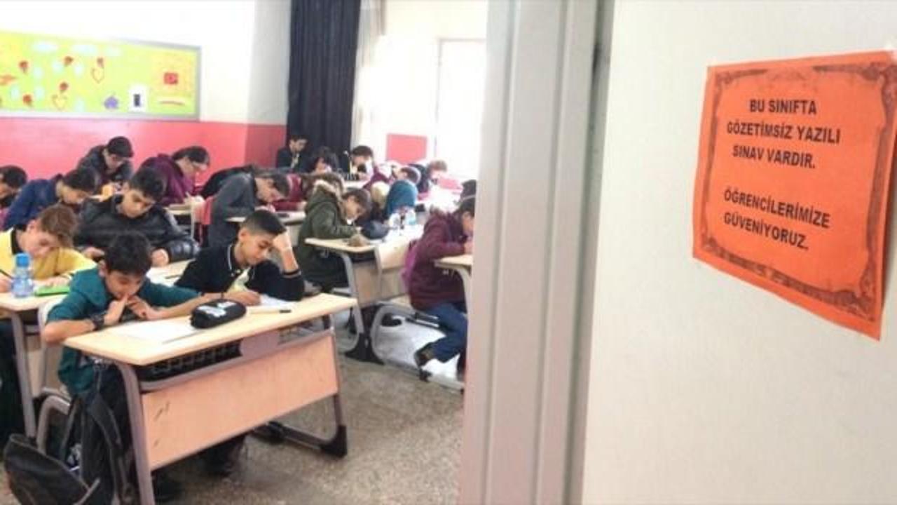 Mardin'de "gözetimsiz sınav" uygulaması başladı