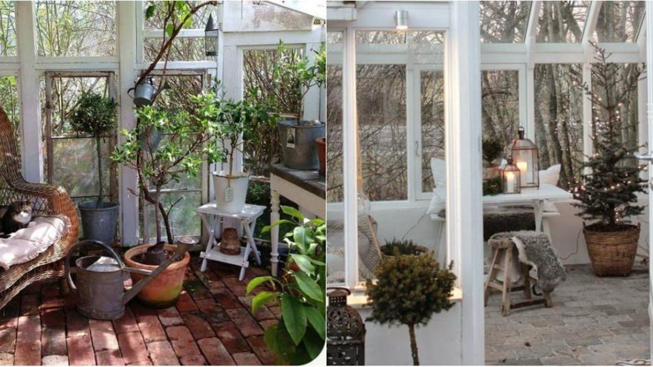 Kış bahçesinde kullanılacak aksesuarlar