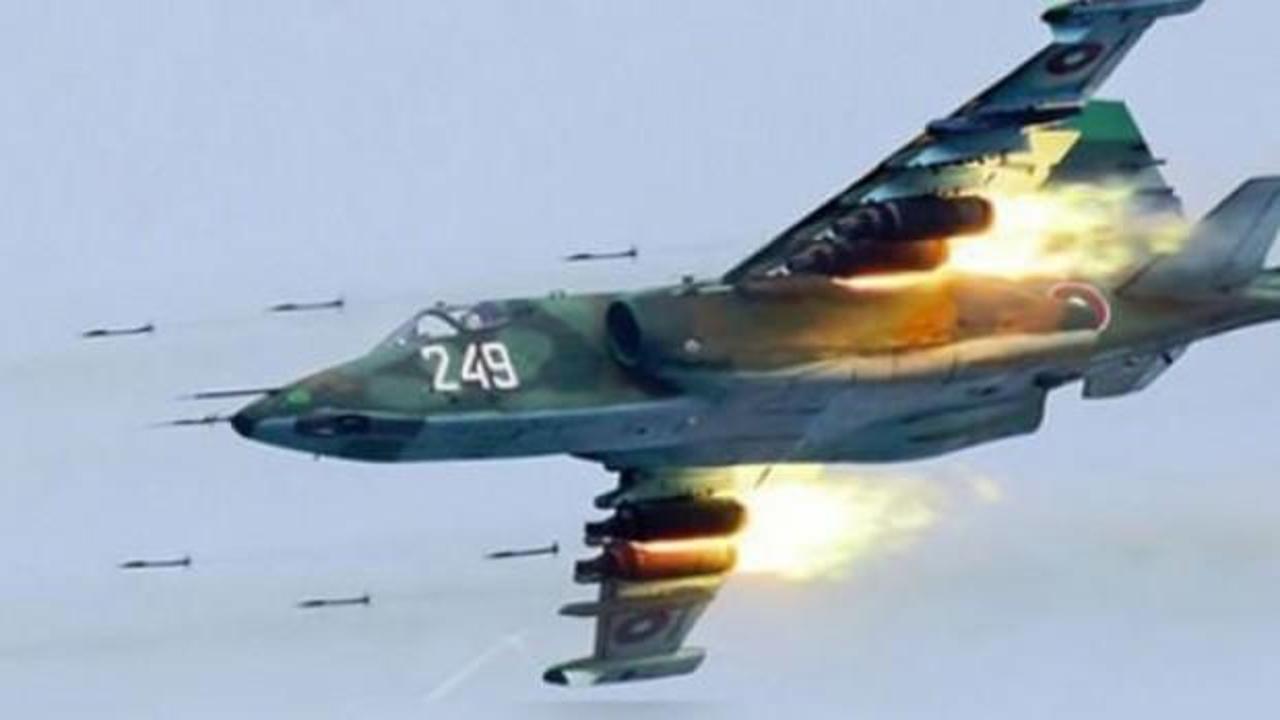 Rus savaş uçakları vurdu: Ölü ve yaralılar var