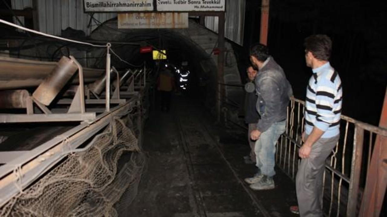 Amasya'da maden ocağında göçük