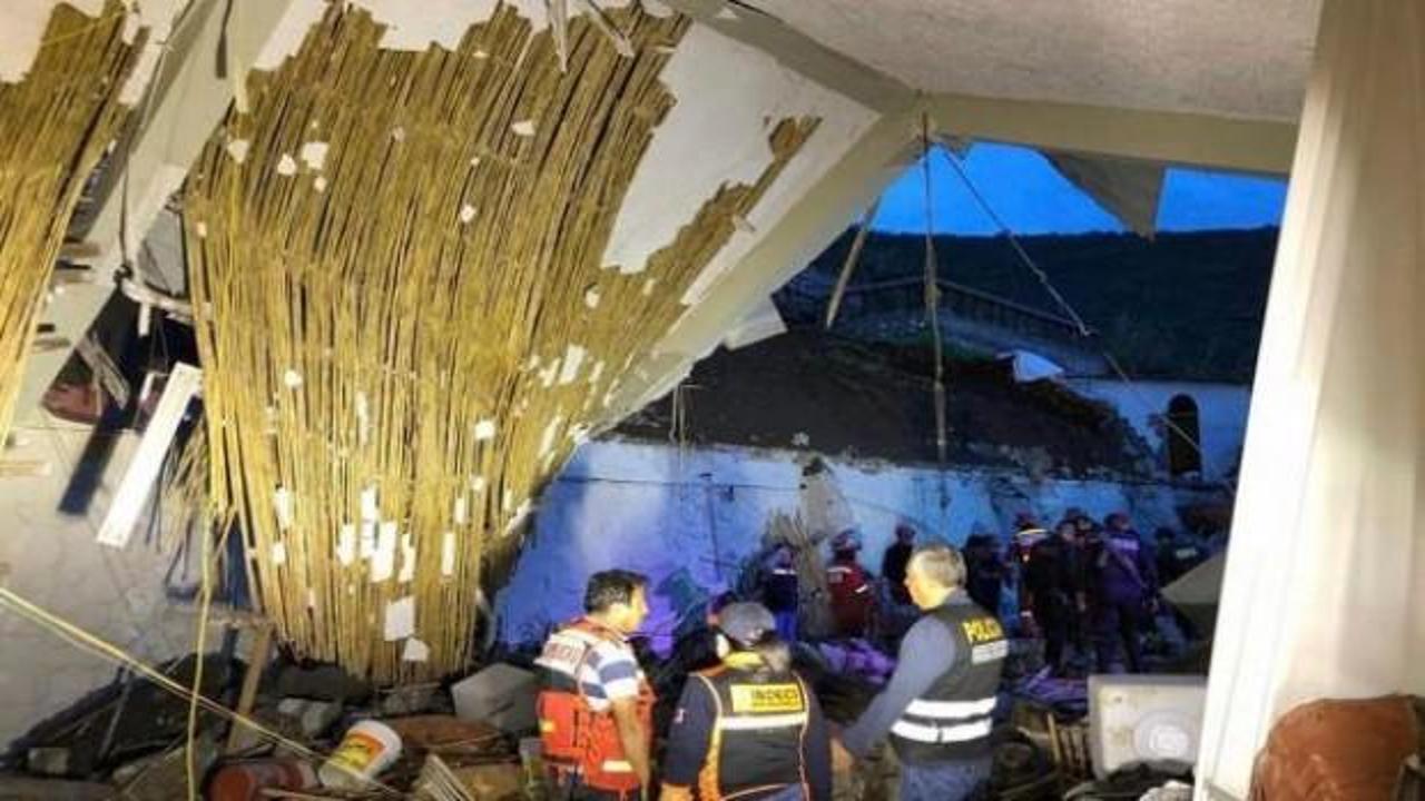 Peru’da otel duvarı çöktü: Çok sayıda ölü var