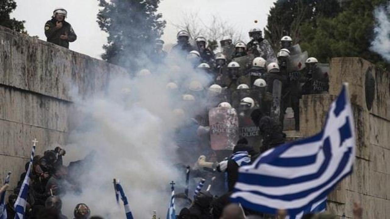 Yunanistan'da 'Makedonya' protestosu!