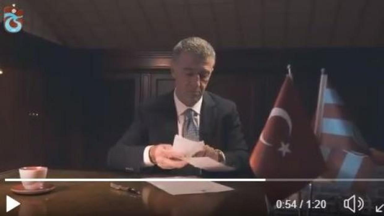 Ahmet Ağaoğlu'dan taraftarlara mektup