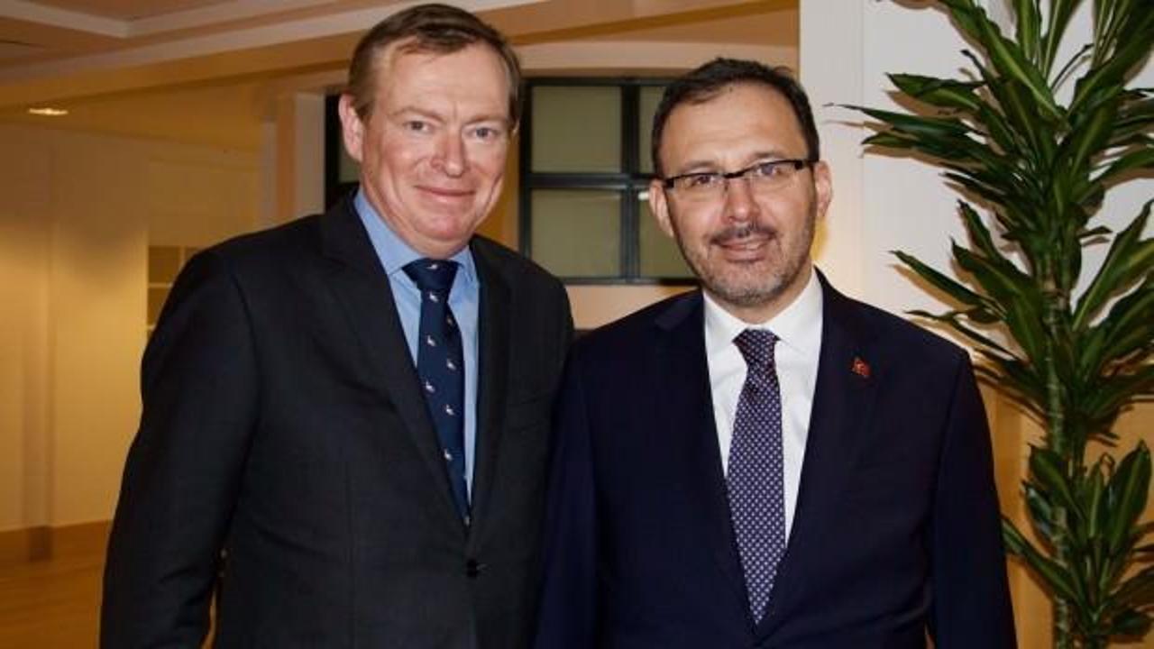 Bakan Kasapoğlu, Hollanda Spor Bakanı ile görüştü