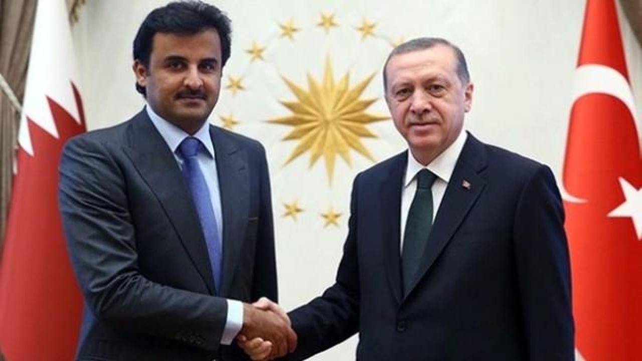 Cumhurbaşkanı Erdoğan Katar Emiri'ni aradı
