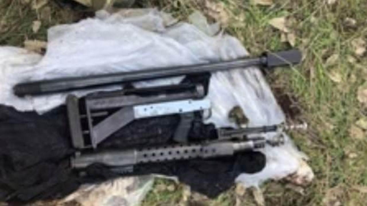 PKK sığınağında zırh delici silah ele geçirildi