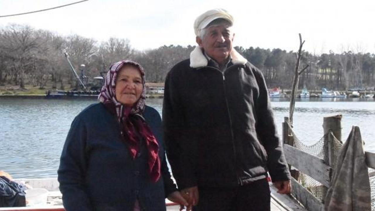 54 yıllık balık&ccedil;ı &ccedil;iftten mutluluğun sırları