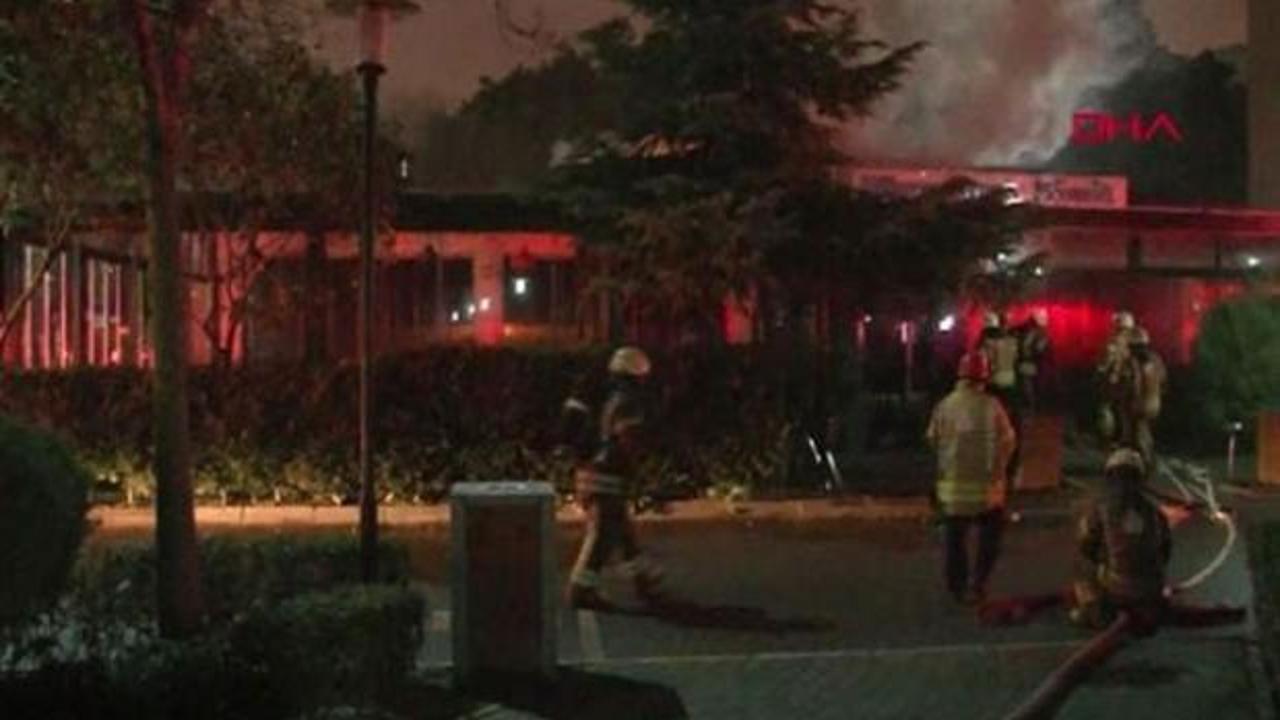Marmara Üniversitesi'nde yangın
