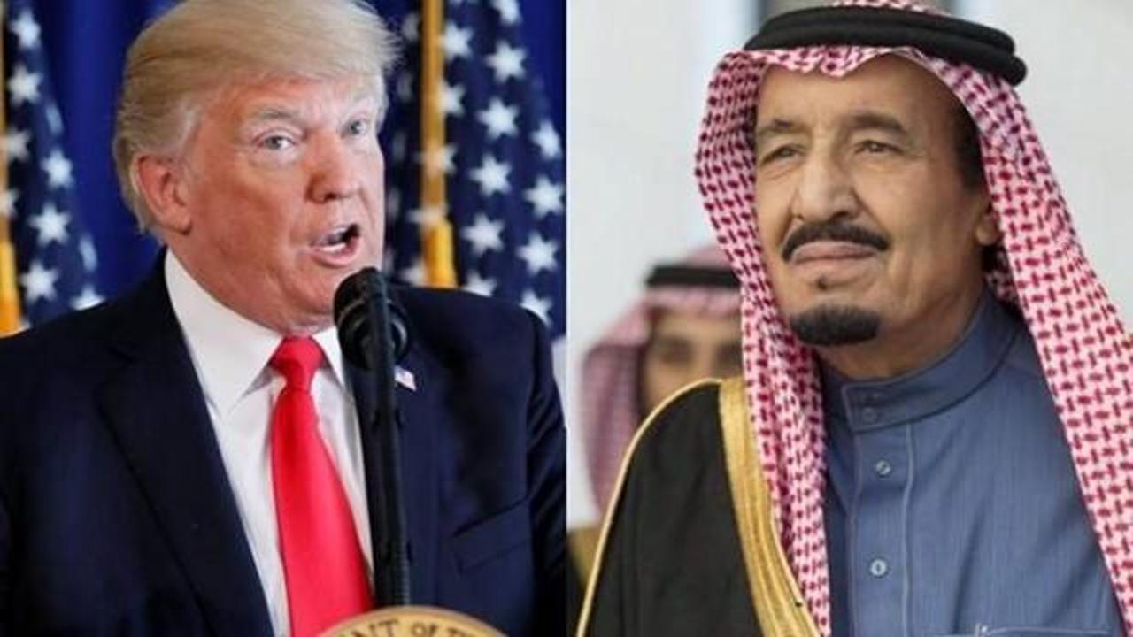 Trump'tan küçük düşürücü Suudi Arabistan çıkışı!