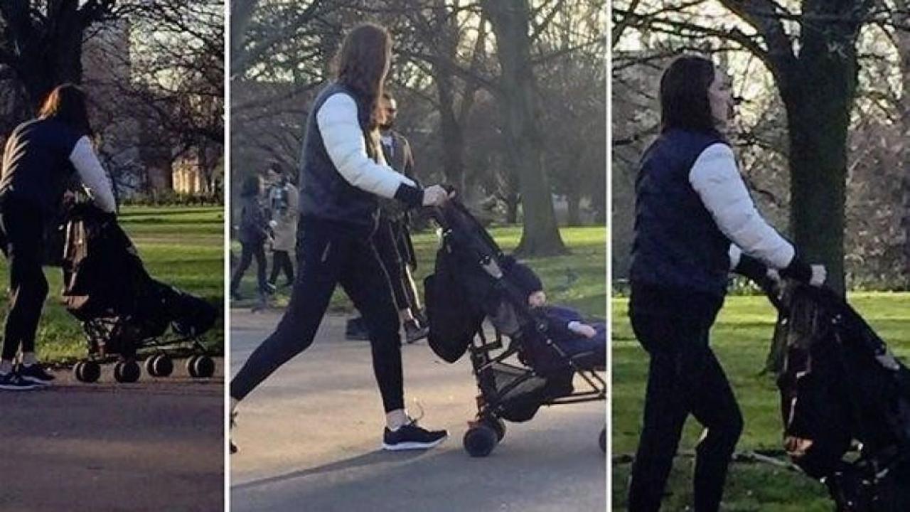 Türk çift Kate Middleton ve oğlu Prens Louis'yi parkta görüntüledi
