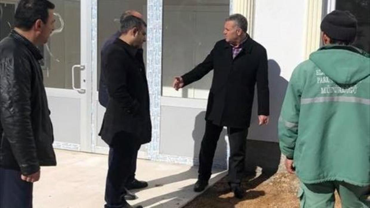 Şehit Fethi Sekin Kültür Merkezine çevre düzenlemesi