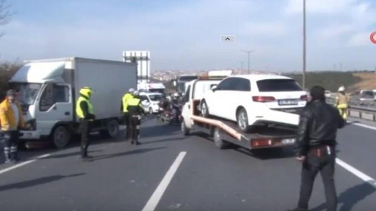 TEM'de zincirleme kaza! Ankara yönü trafiğe kapatıldı