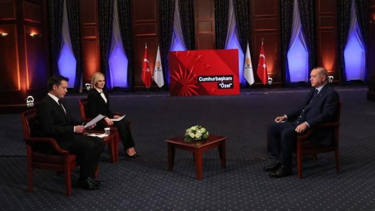 Erdoğan NTV-Star TV ortak yayınında soruları yanıtladı