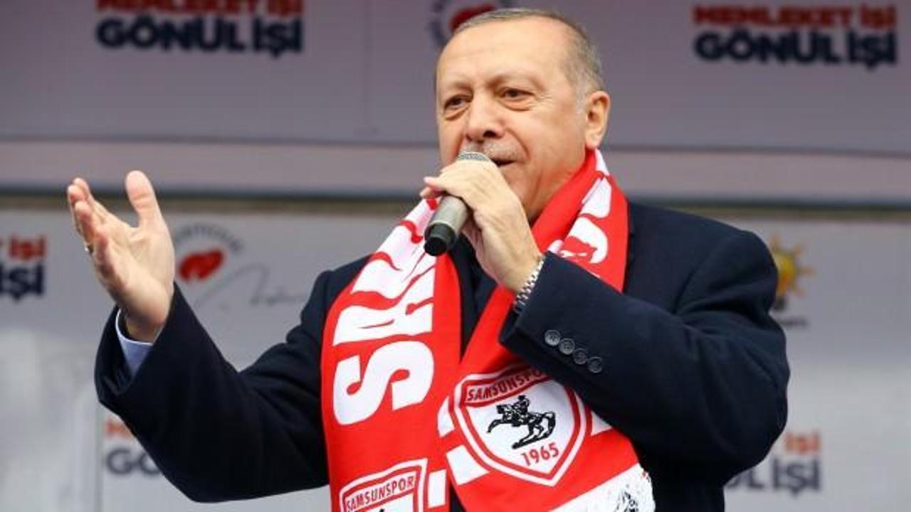 Erdoğan, Samsun'da art arda müjdeleri verdi