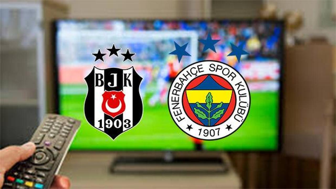 Fenerbahçe Beşiktaş maçını veren şifresiz kanallar belli oldu! FB-BJK...