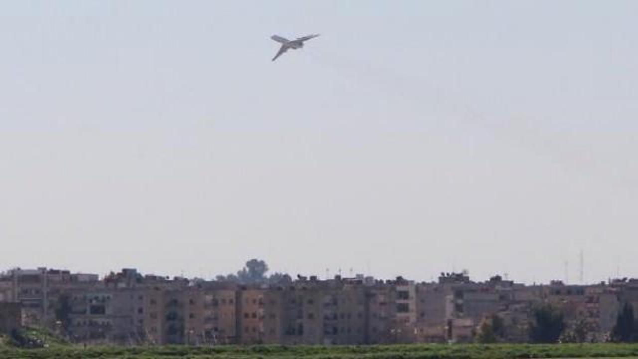 Nusaybin'in karşısında Suriye semalarında hava hareketliliği