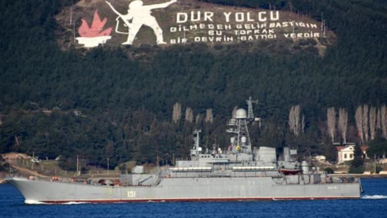 Rus savaş gemisi 'Azov' Akdeniz'e iniyor