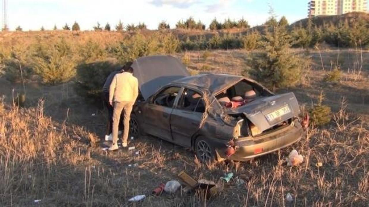 Defalarca takla atan ara&ccedil;tan sağ &ccedil;ıktı