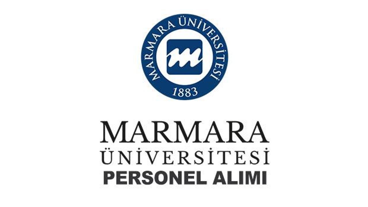 Marmara Üniversitesi sözleşmeli personel alımı devam ediyor! Başvuru şartları..