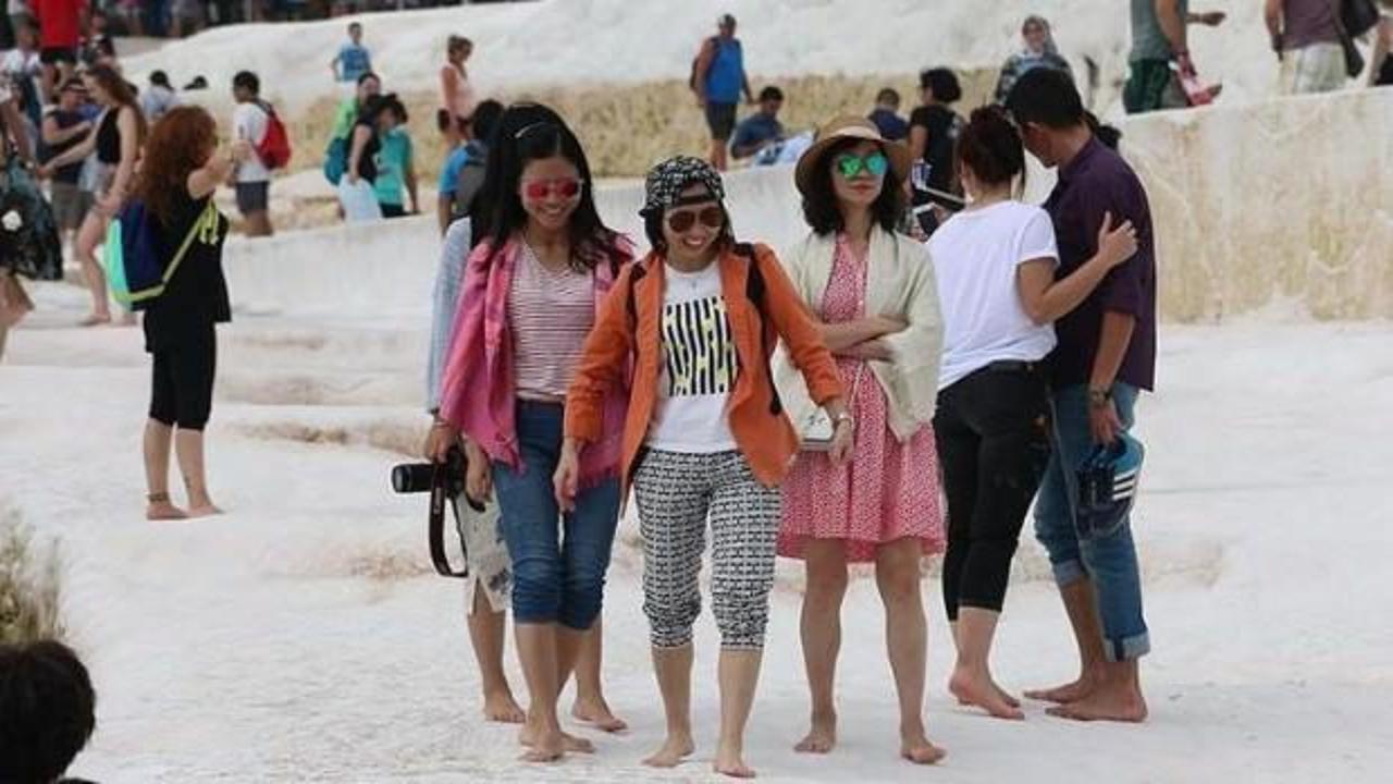Pamukkale'ye 2019'un ilk iki ayında 132 bin turist