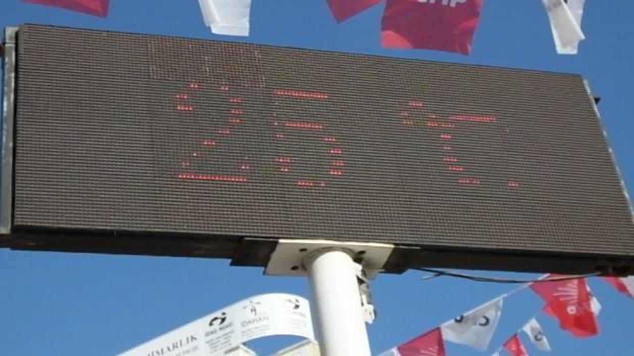 Termometreler 26 dereceyi g&ouml;sterdi