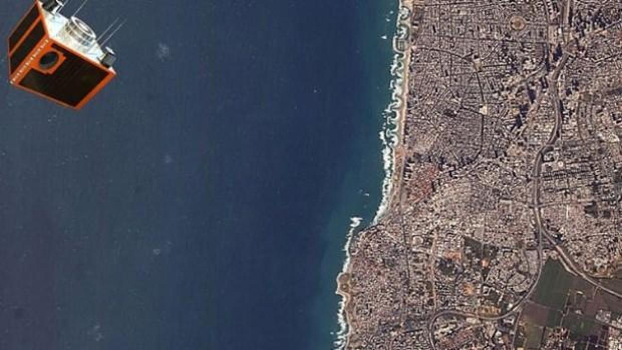 Yerli ve milli uydumuz İsrail'i havadan görüntüledi