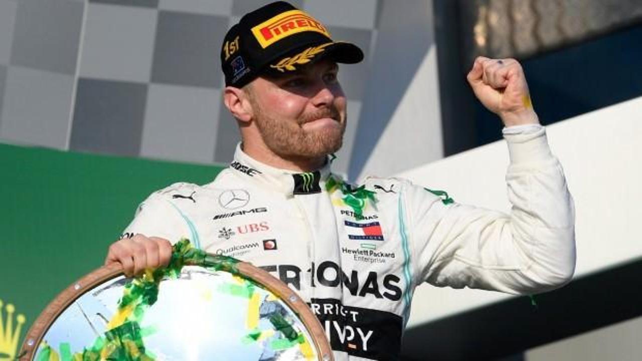 Formula 1'de sezonun ilk kazananı Bottas!
