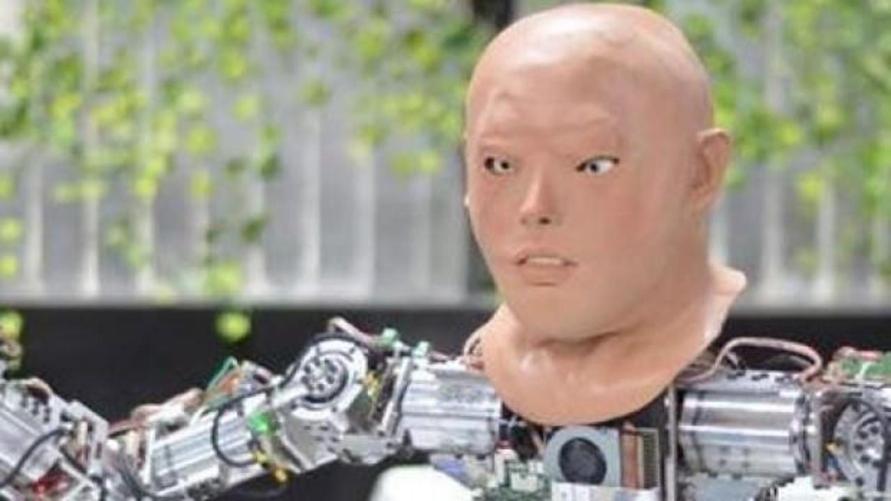Konya'da üretilen insansı robota yüz eklendi