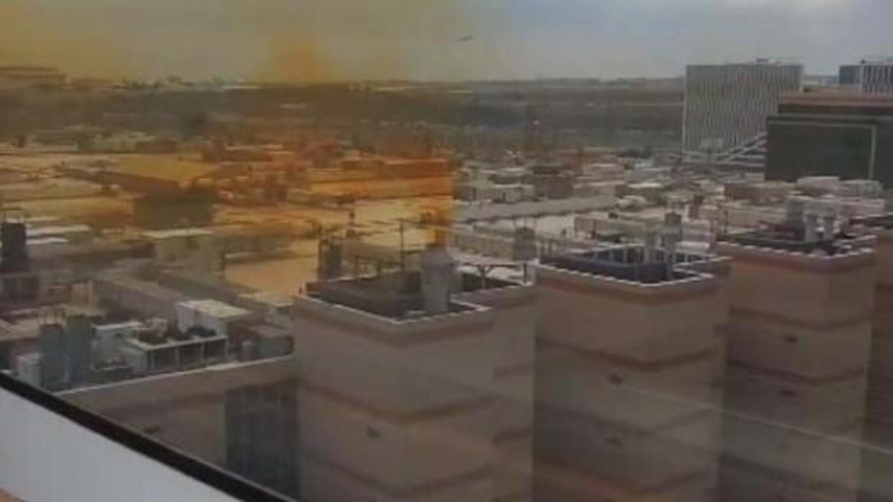 Kuyumcukent'ten yükselen sarı dumanla ilgili açıklama