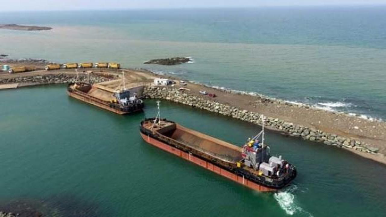 Trabzon'dan gemilerle Gürcistan'a taşınacak