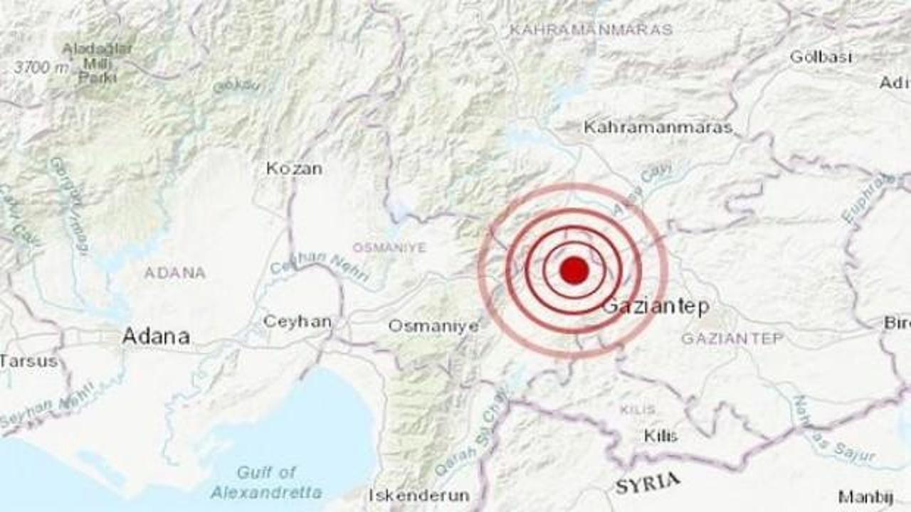 Son dakika: Gaziantep'te korkutan deprem! 