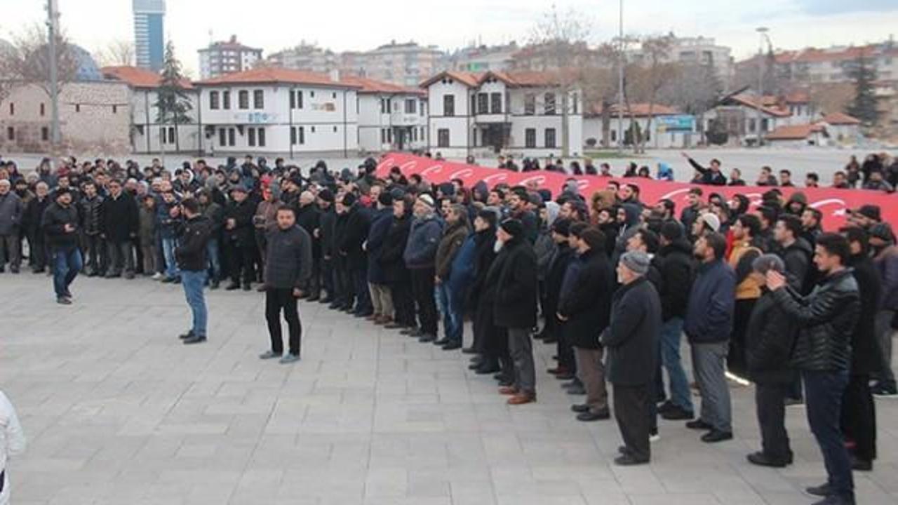 Konya'da Çanakkale Zaferi'nin 104. yıldönümü etkinliği