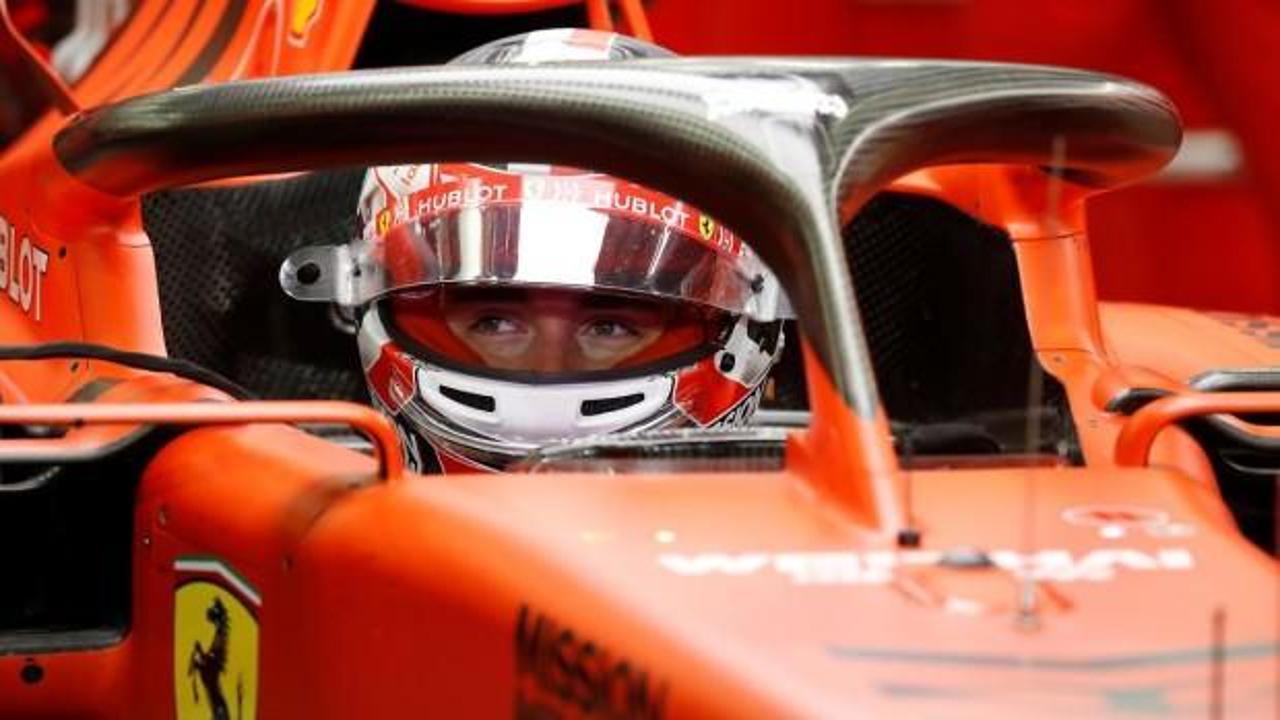 Bahreyn'de pole pozisyonu Leclerc'in