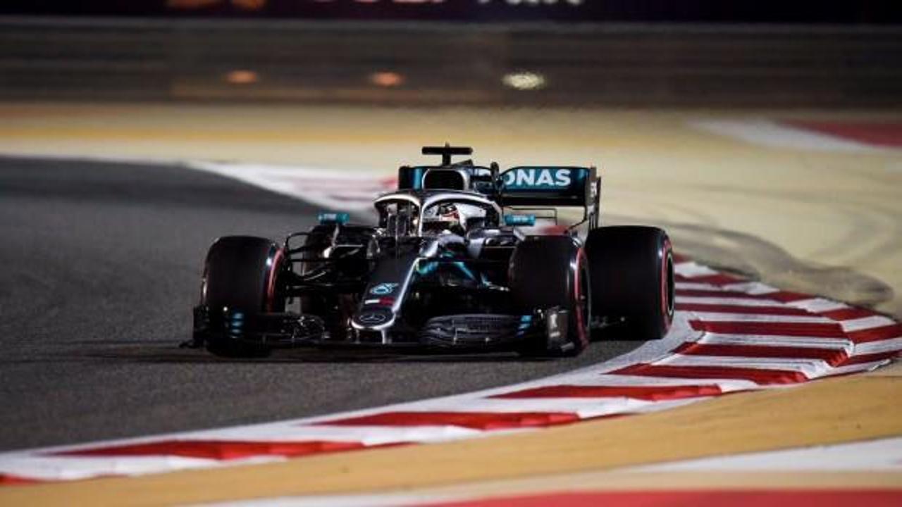 Bahreyn'de kazanan Lewis Hamilton!