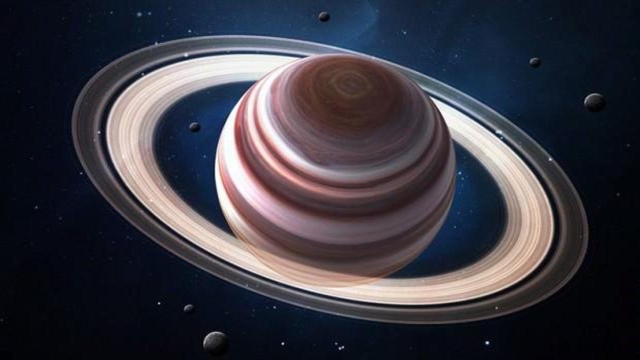 Satürn'ün uydularının renkli olma nedeni keşfedildi