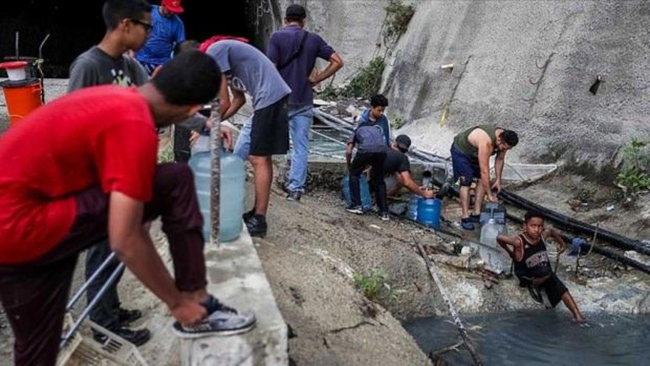 Venezuela'da korkutan su sıkıntısı!