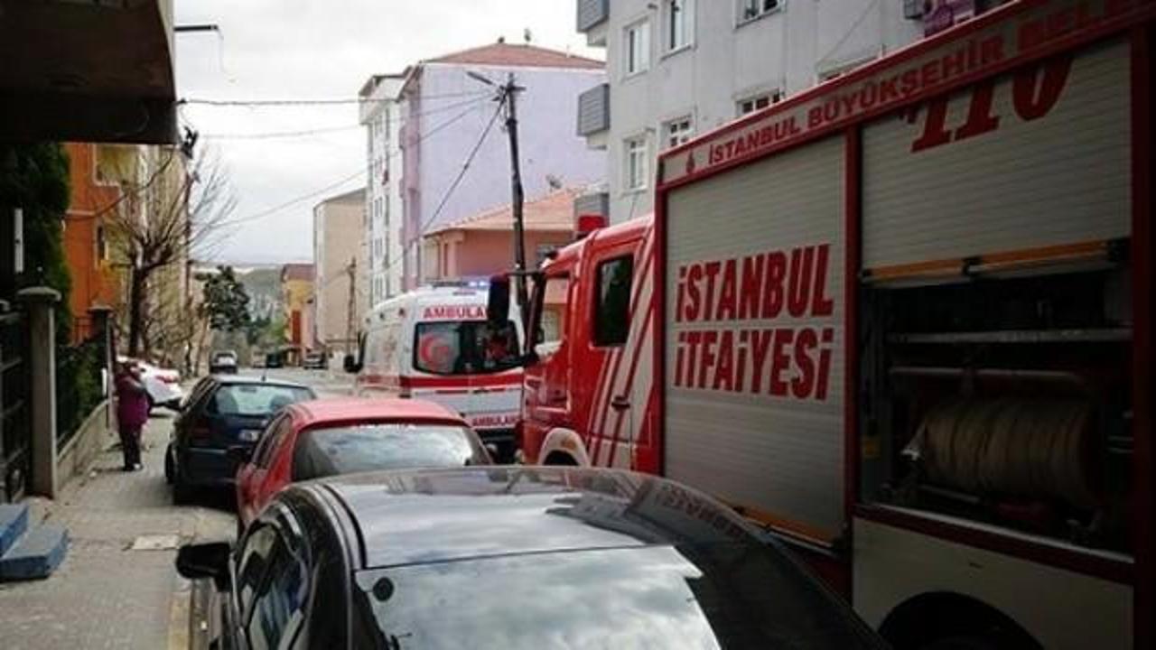 Pendik'te yangın alarmı! 1 kişi yaralandı