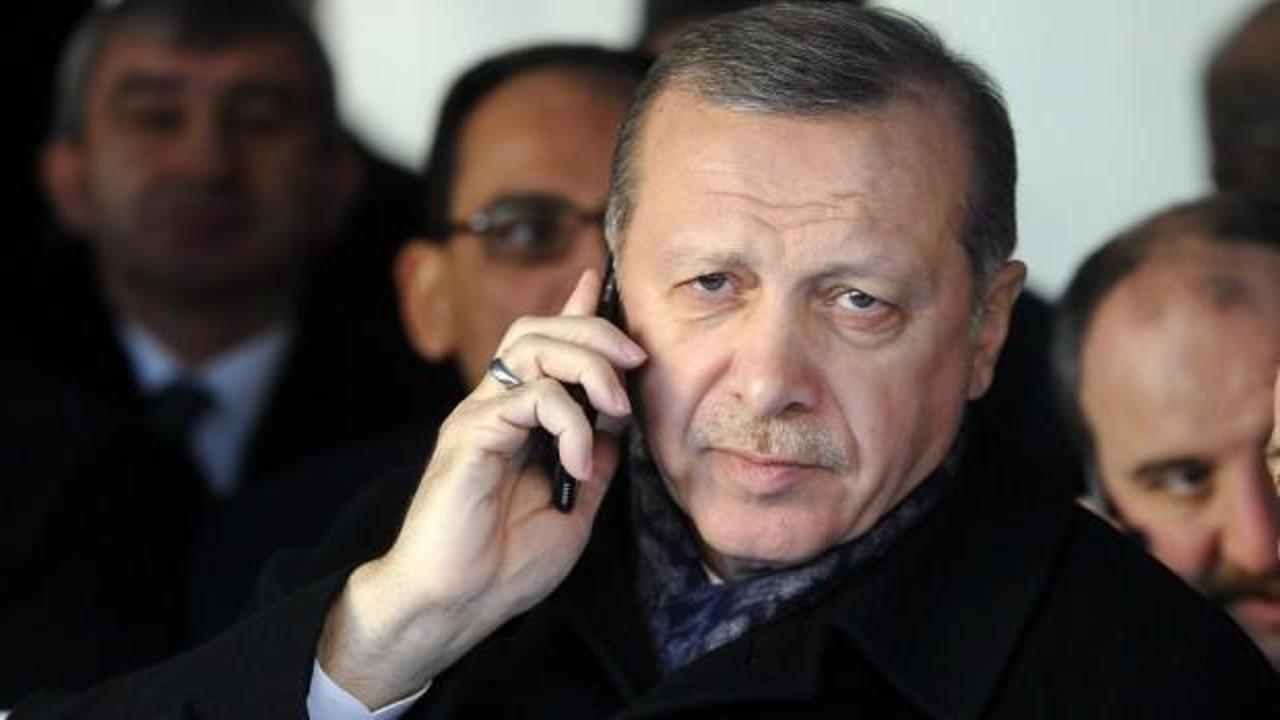 Cumhurbaşkanı Erdoğan'dan Merkel'e telefon