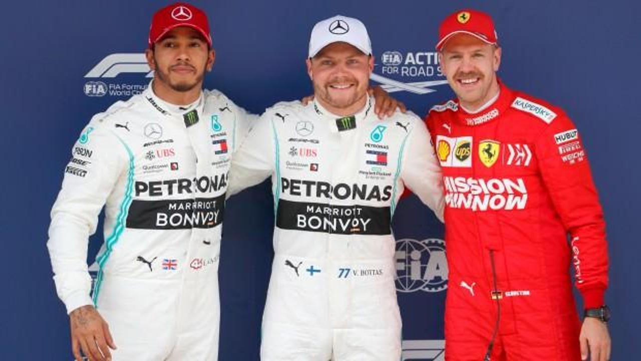  Çin Grand Prix'inde pole pozisyonu Bottas'ın