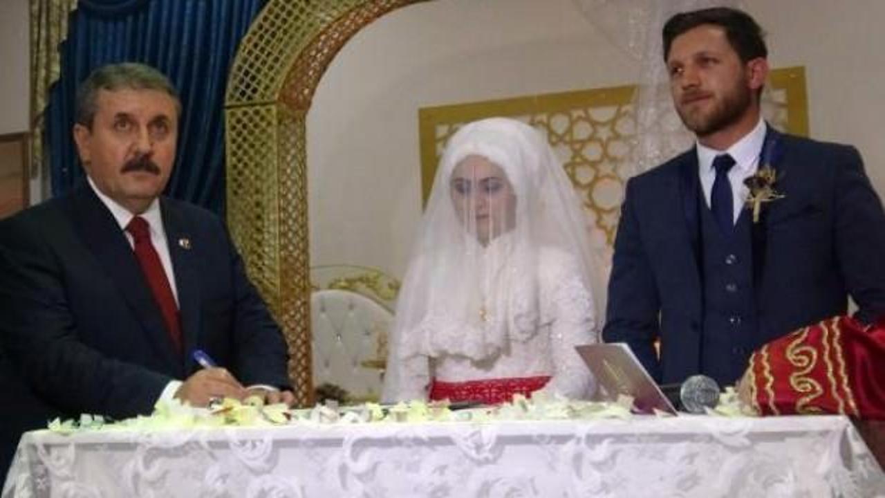 BBP lideri Destici nikah şahidi oldu