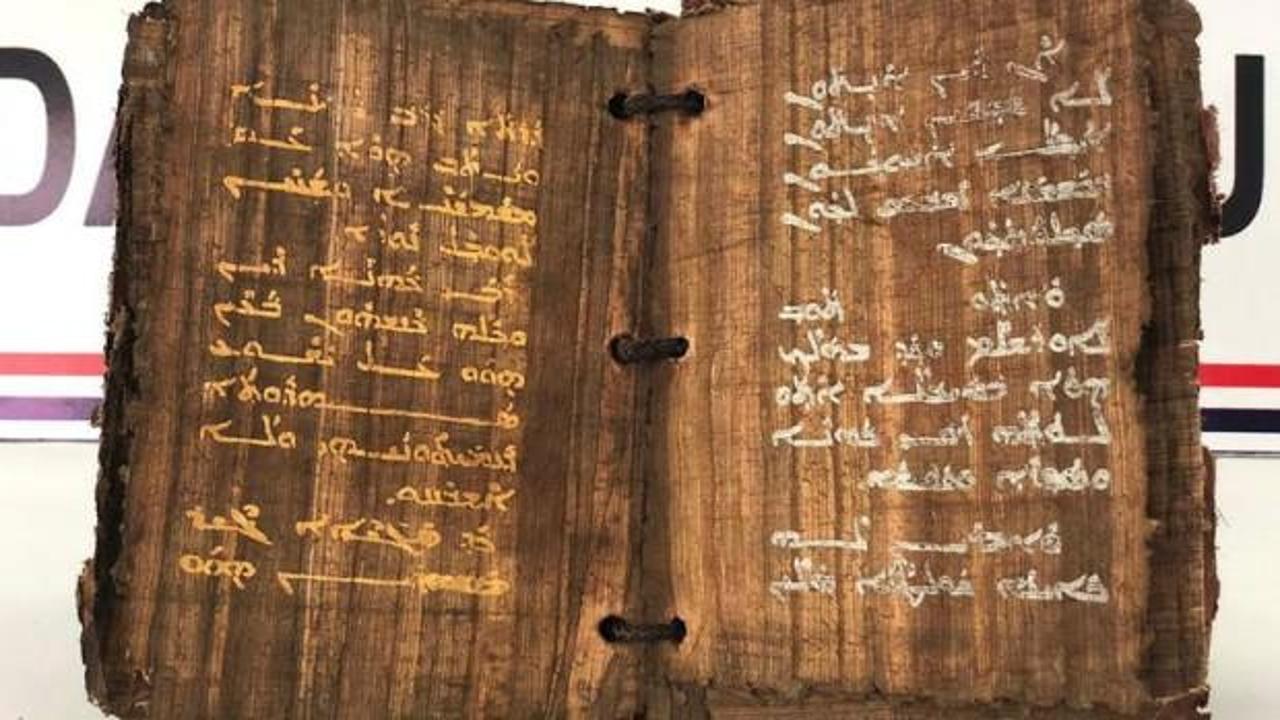 Bin 300 yıllık olduğu tahmin edilen kitap ele geçirildi