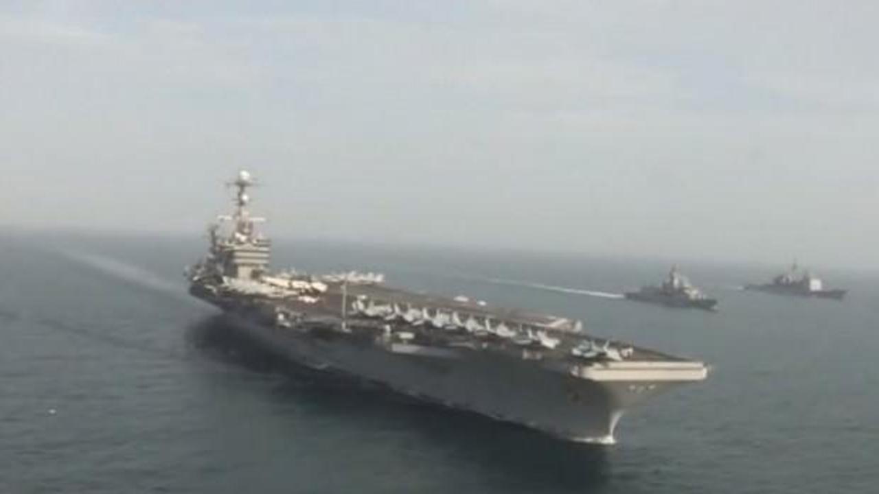 ABD'nin savaş gemileri Akdeniz'e indi: Savaşmaktan çekinmeyiz