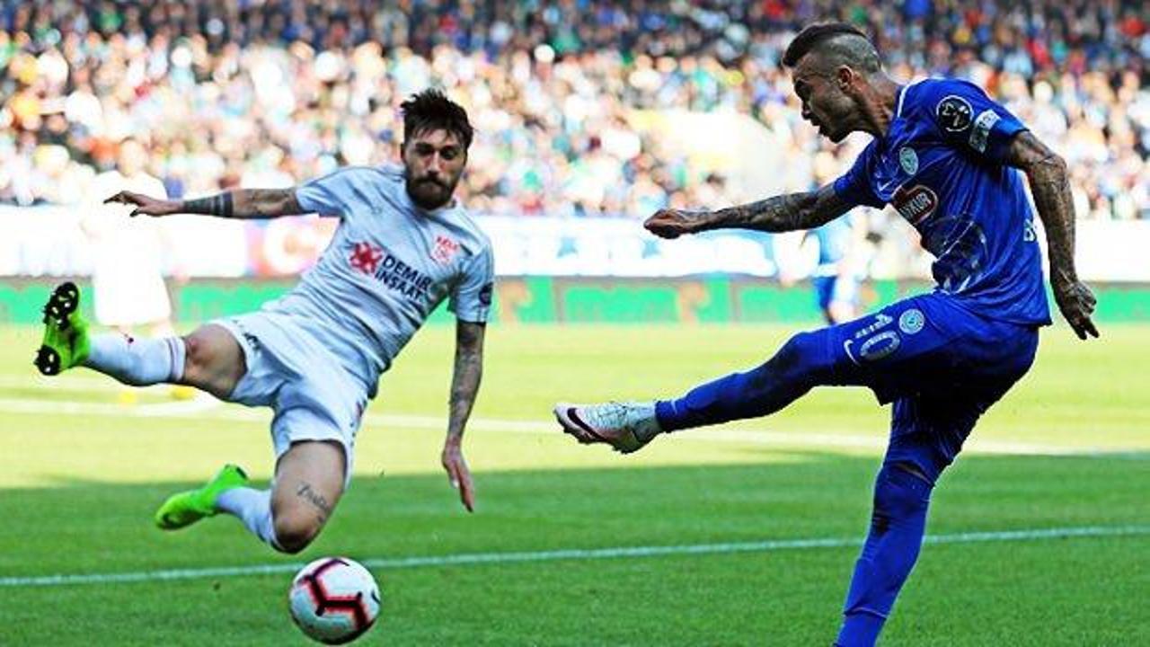 Rize'de puanlar paylaşıldı!